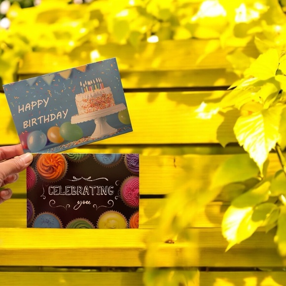 2 Pcs Birthday Greeting Cards with Envelopes Heartfelt Blessing Messages 🎊🎉🎈 - Picture 5 of 5